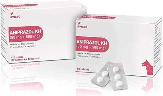 ANIPRAZON ANIPRAZOL 50/500 mg for Dogs and Cats ( 1 Tablets )