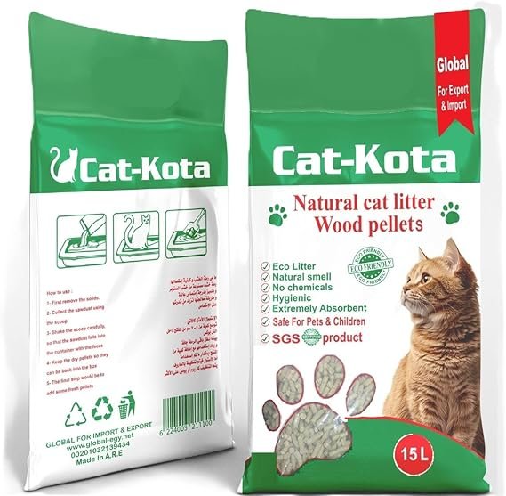 Cat-Kota wood pellets cat litter 15L