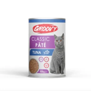 b6099e40-1037-4843-8f7a-5efba23bad2f Groovy Cat Wet Food Classic Pate Tuna Can 400g
