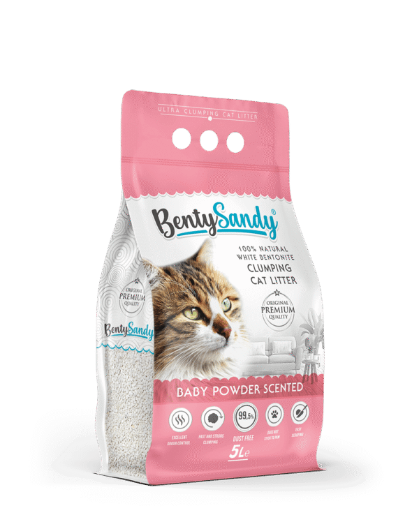 Benty Sandy Premium Bentonite Clumping Cat Litter 5L