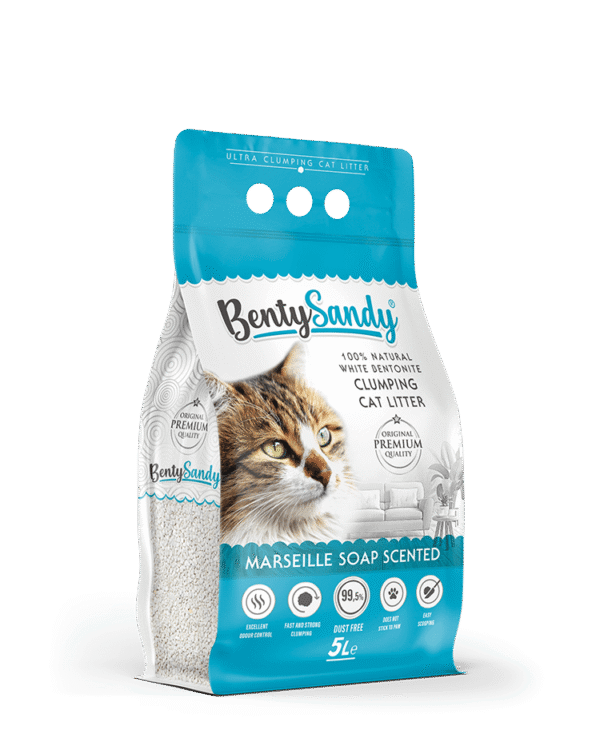 Benty Sandy Premium Bentonite Clumping Cat Litter 5L