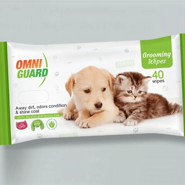 Omni Guard Grooming wipes 40